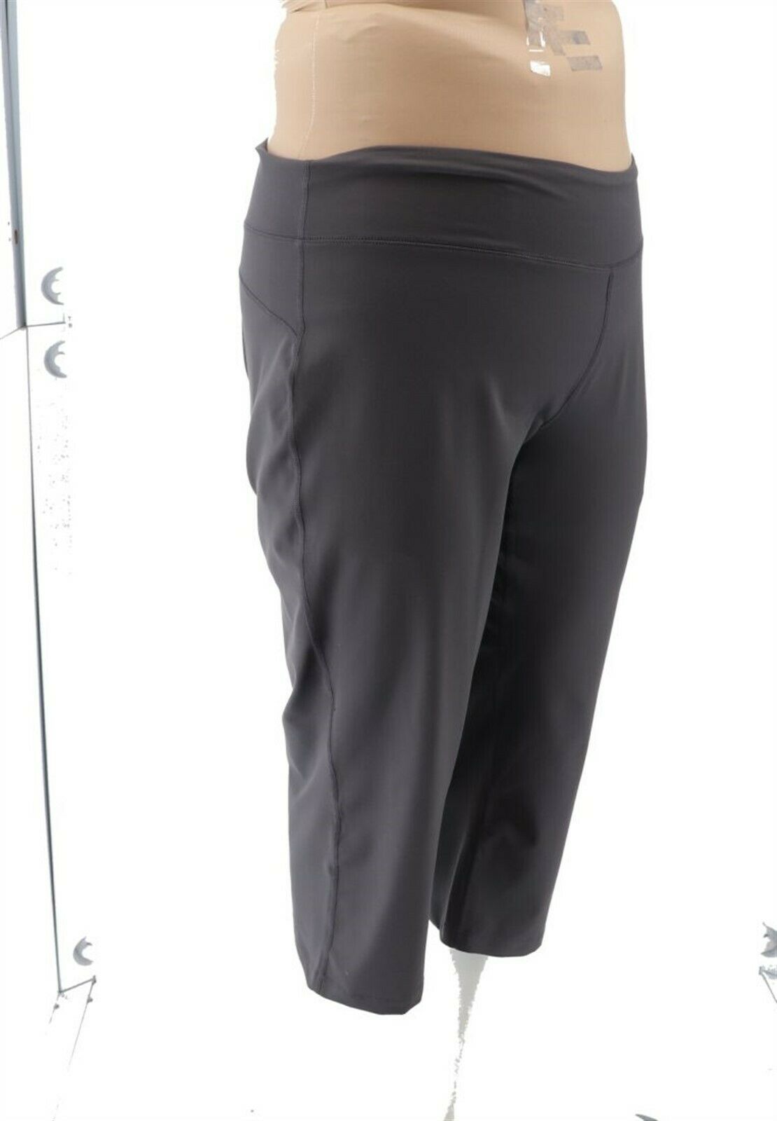 Active Capri Yoga Pants Onxy Gray 