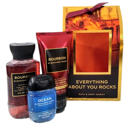 Bath & Body Works Men's Collection Bourbon Travel Gift Bag