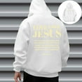 thumbnail image 4 of Christian Hoodies for Men 2025 Love Like Jesus Hoodie Long Sleeve Hooded Sweatshirt with Pockets Pullover Mens Hoodies, 4 of 6