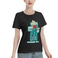 thumbnail image 2 of T-Shirt Basique à Manches Courtes pour Femmes Super Saiyan, 2 of 6