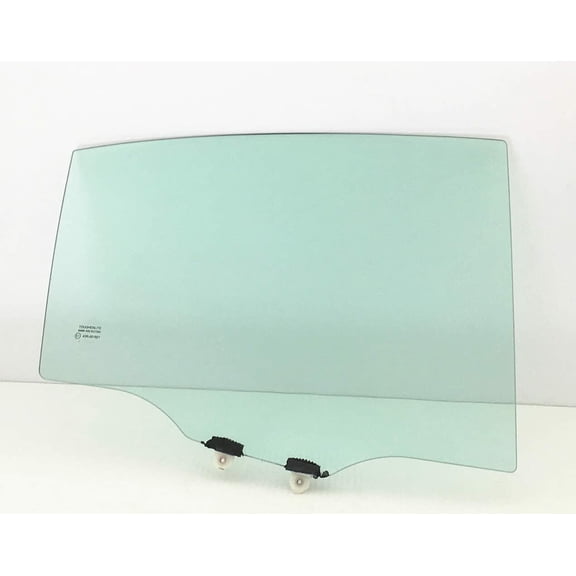 Passenger Right Side Rear Door Window Door Glass Compatible with Acura TL 2004-2008 Models