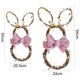 thumbnail image 5 of XWQ Colgante decorativo de Pascua con Bowknot Rattan Conejo creativo Conejito LED Signo de colgante Decoración de la casa XWQ 715087949, 5 of 6