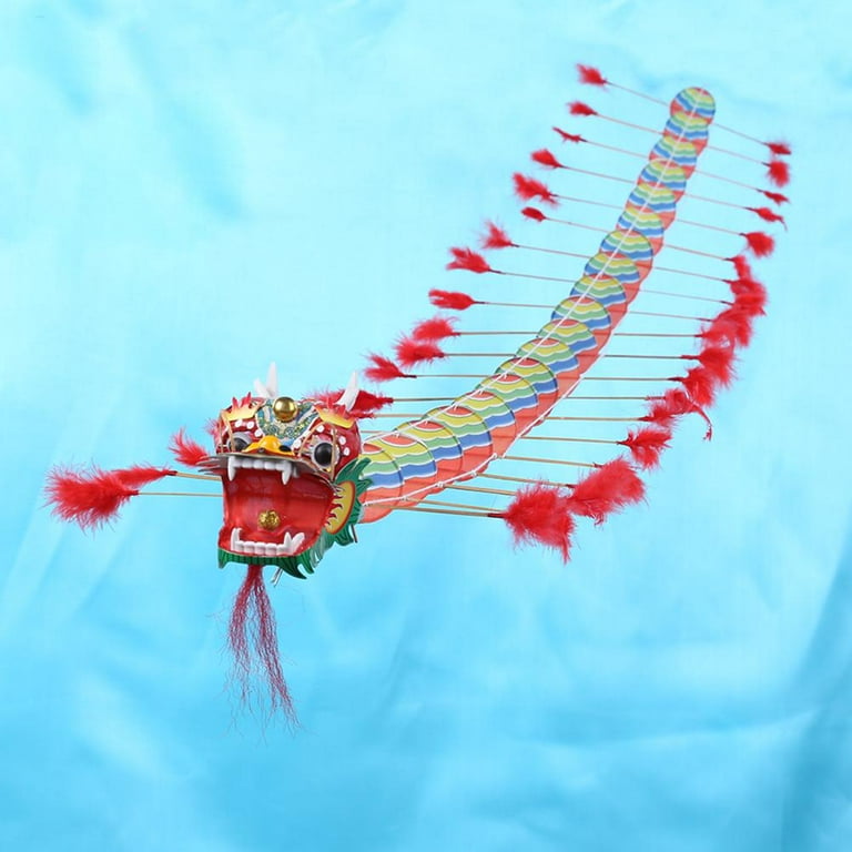 Chinese Dragon Kite Flying Handle Line Traditional Kite Outdoor Game Adults  Kite