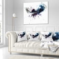 thumbnail image 3 of Designart Dark Blue Multicolor Stain - Abstract Watercolor Throw Pillow - 16x16, 3 of 5