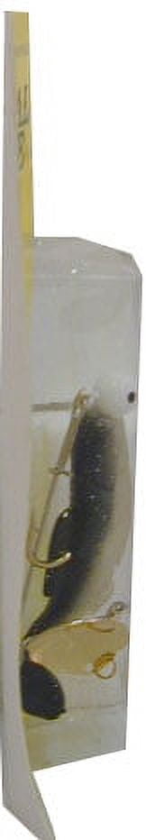 H&H Cocahoe 3" Minnow Jig Spin Softbait, Pearl & Black