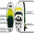 thumbnail image 2 of ROC Outdoors Inflatable Stand Up Paddle Boards 10 ft 6 in with Premium SUP Paddle Board Accessories, 2 of 6
