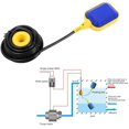 thumbnail image 5 of Controlador de nivel de agua Interruptor de flotador para cables de 5 m para bomba de tanque JFHHH pequeña, 5 of 5