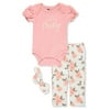 Bon Bebe Baby Girls' 3-Piece Layette Set (Newborn)