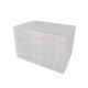 thumbnail image 5 of Organizador de caja para guardar aretes, organizador transparente para guardar aretes, almacenamiento para exhibiciones 5 capas 120 rejillas, 5 of 9