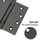 thumbnail image 4 of Bisagras de puerta de acero inoxidable shaofei negras 4 pulgadas con cojinetes de bolas 4 x 4 pulgadas, 4 of 5