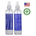 thumbnail image 4 of Eyeglass Lens Cleaner Spray  Pack of 1-8oz & 1-1oz Glasses Cleaning Spray & 2 Microfiber Cleaning Cloth for Screens, Lenses, or Sunglasses, 4 of 9