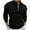 Black, variant on Hfyihgf Men's Fashion Polo Shirts Long Sleeve Zip V Neck Knit Stretch Tshirt Casual Stylish Workout Lapel Collared Slim Fit Muscle Tops(Black,L)