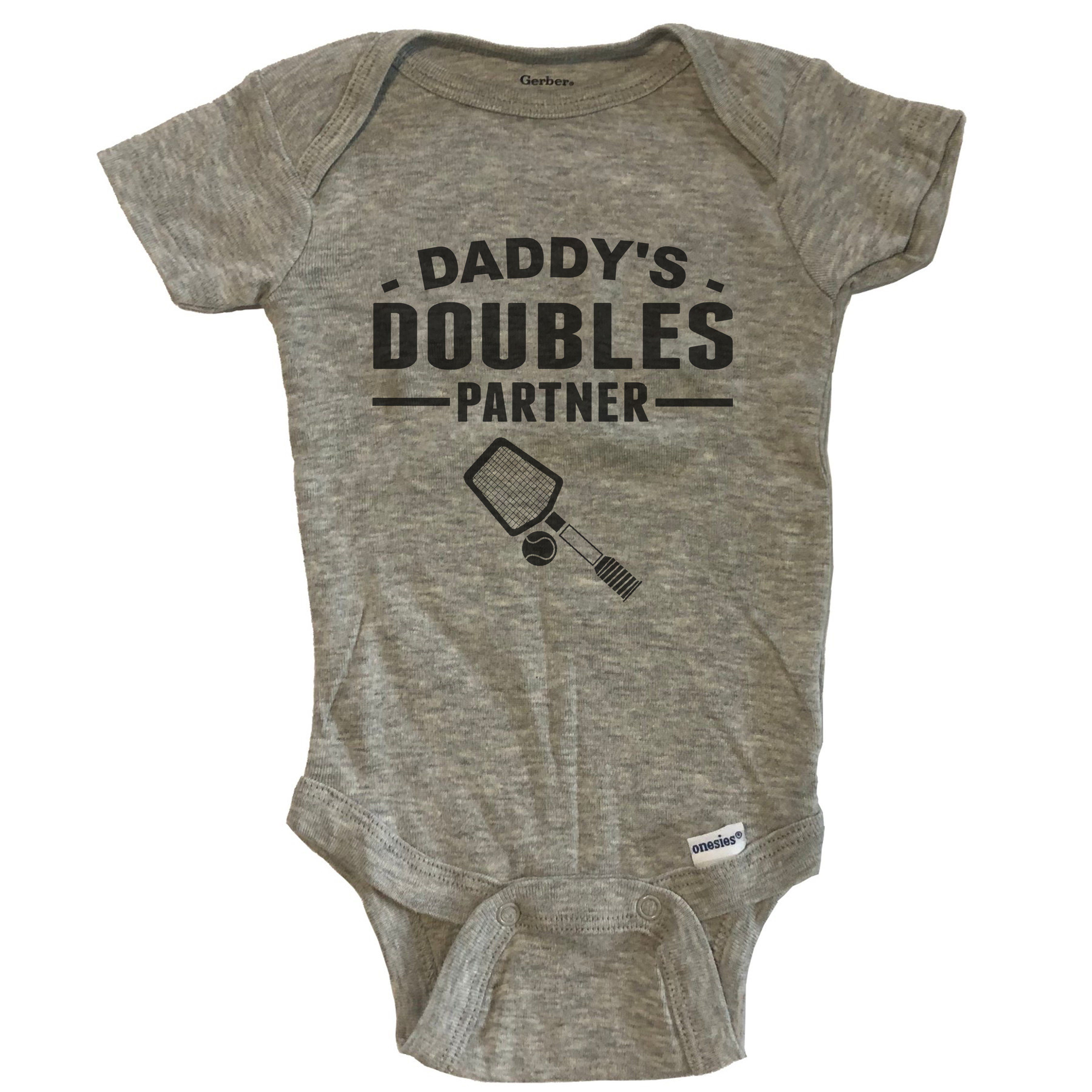 Tennis Buddy Daddy Baby Onesie Shirt Shower Gift Dad Newborn Clothes Gerber Tennis Buddy Daddy Baby Onesie Shirt Shower Gift Dad Newborn Clothes Gerber