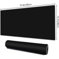 thumbnail image 2 of Gaming Mouse Pad XXL XL Large Mouse Pad Mat Long Extended Mousepad Desk Pad Non-Slip Rubber Mice Pads Stitched Edges Thin Pad(Black-35.4 * 15.7), 2 of 5