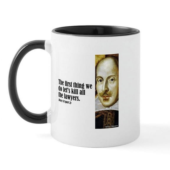 CafePress - Shakes Kill Lawyers Mug - 11 oz Ceramic Mug - Novelty Coffee Tea Cup
