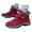 Z01 Red, variant on Womens Snow Boots, Mens Snow Boots, Couple Winter Leather Boots Thickened Shoes for Men and Women Sports Warm Walking Shoe Red/6.5