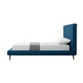thumbnail image 4 of Loft Lyfe Jessie Platform Bed Linen Upholstery Twin Size, Denim, 4 of 9