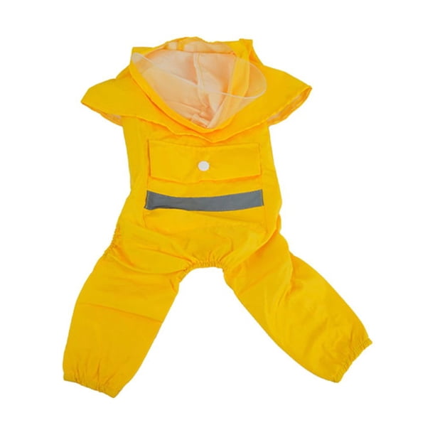 Greeniant Chubasquero para mascotas, chubasquero reflectante mediano grande, chaqueta Adorable, ropa transpirable para exteriores para cachorros, Ropa para mascotas SG