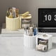 thumbnail image 4 of Makeup Brush Holder Organizer with 2 Drawers,360°Rotating White, 4 of 5
