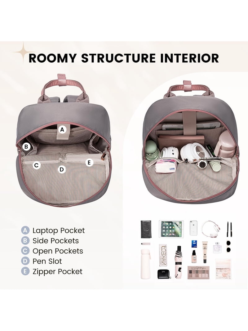 Waterproof Mini Backpack with USB Port for Women Travel School LOVEVOOK Mini Backpack for Women Stylish Waterproof Backpack  main image 4