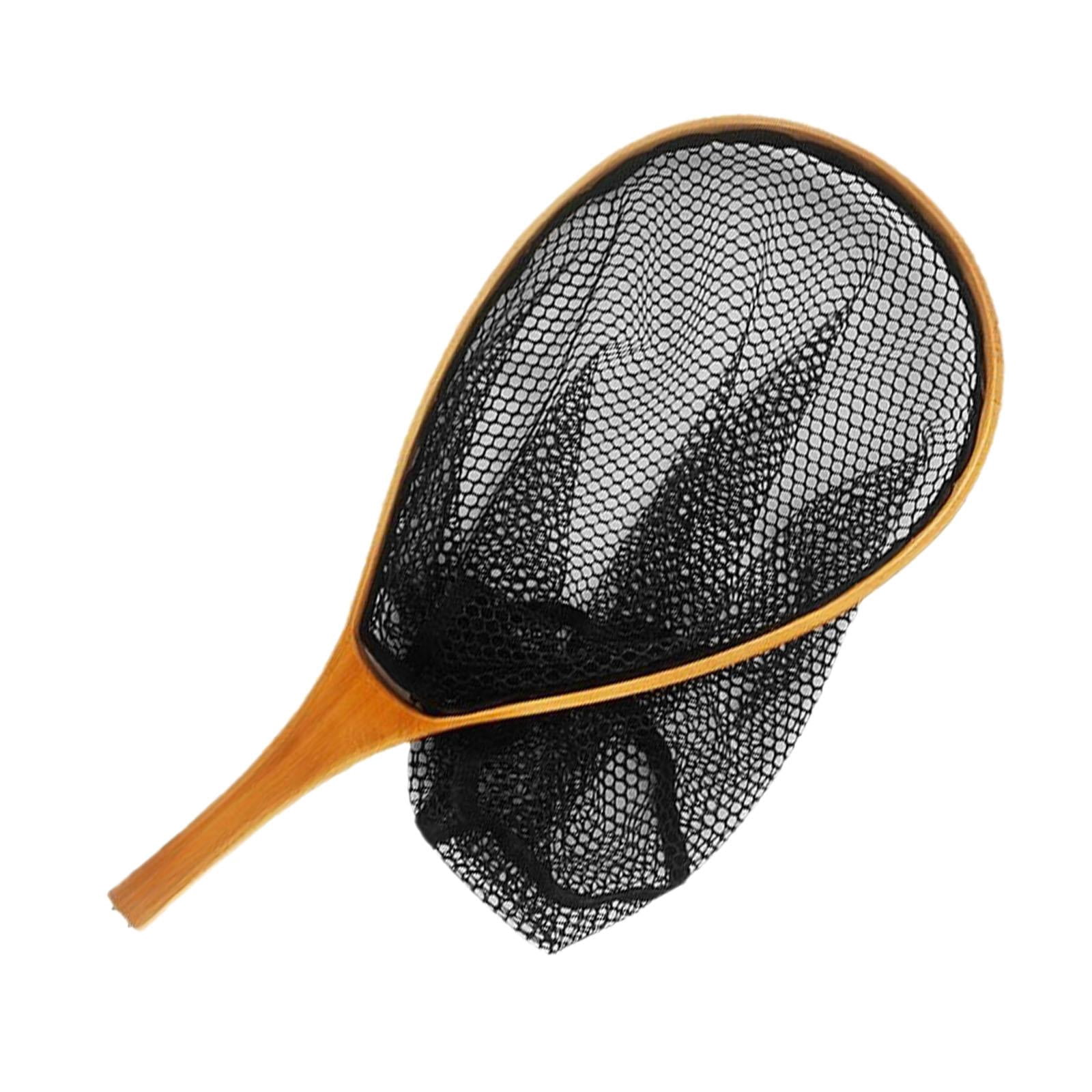 MAGIDEAL Fly ing Net Hand Landing Triangular Wood Frame Landing