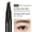 C, variant on Microblade Brow Pen, Liquid Eyebrow Pencil, 4-Tip Microblade Brow Pen for Natural Hair-Like Strokes, Waterproof Long-Lasting Eyebrow Pencil with Precision Tip and Easy Application