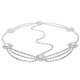 thumbnail image 2 of DEWIN moda mujer cabeza cadena Vintage pelo joyería tocado frente banda Festival pelo diadema accesorios para mujeres y niñas(plata), 2 of 5