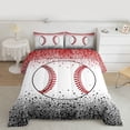thumbnail image 2 of Castle Fairy Female Men Baseball Full Size Comforter Sets,Sport Gamer Bedding Sets, 2 of 8