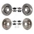 thumbnail image 1 of CMX Front Rear Disc Brake Rotors and Ceramic Pads Kit for Car Volvo S60 XC70 V70 S80 K8C-101271, 1 of 11