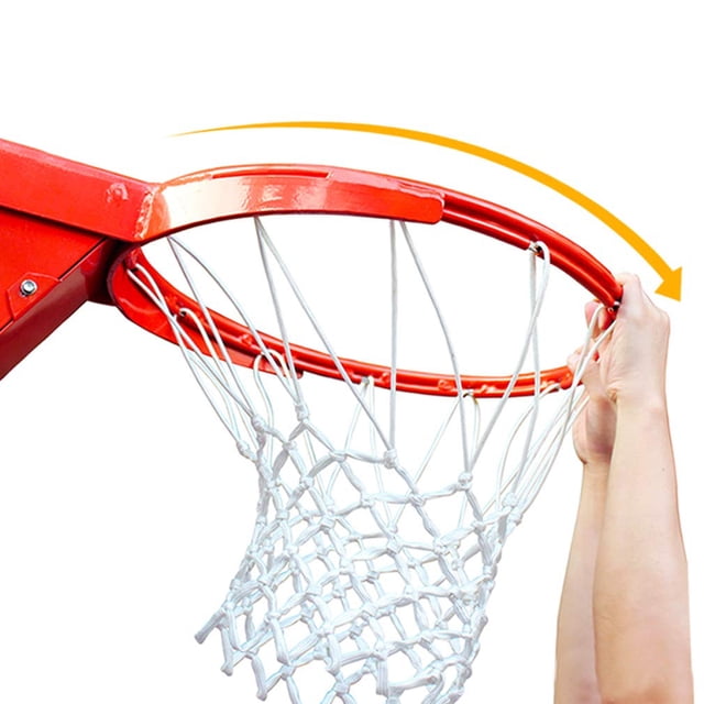 ProSlam Professional 180º Heavy Duty Breakaway Basketball Rim?18 inch Single Spring Flex Rim Goal Replacement fit Indoor and Outdoor Backboard (1-Spring)