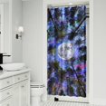 thumbnail image 2 of Nordic Tribal Style Shower Curtain 36x72 Inches Quick-Dry Polyester Bathroom Décor with Plastic Rings for Bathtub, 2 of 5