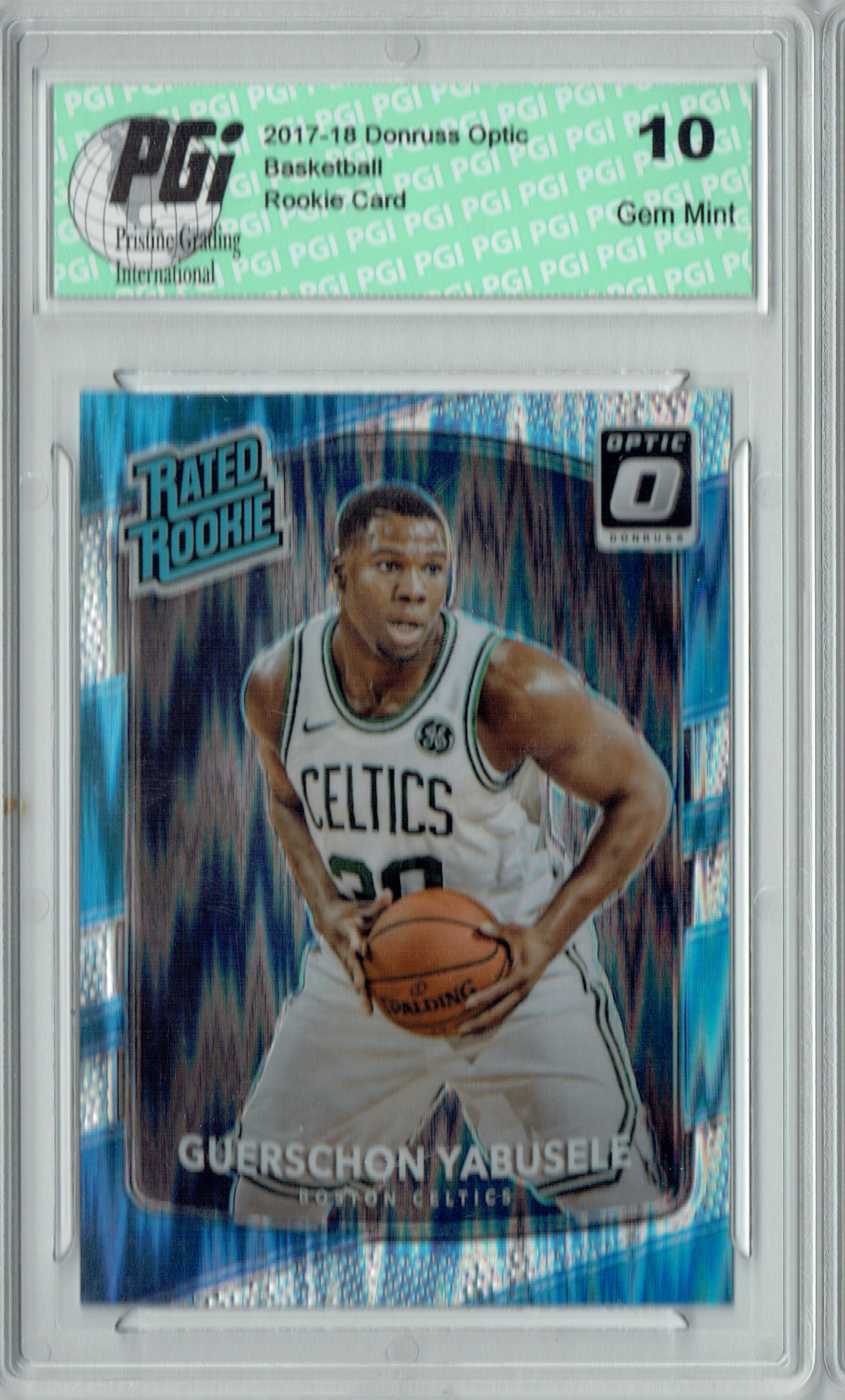 Guerschon Yabusele 2017 Donruss Optic Flash Holo Sp 154 Rookie Card Pgi 10 Walmart Com