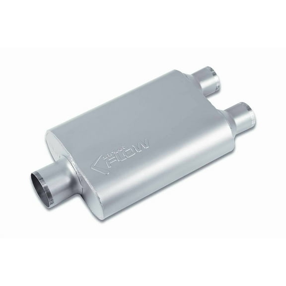 High Performance 2 Chamber Muffler 3" inlet/2.25" dual
