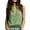 Green, variant on Sleeveless Shirts For Women Casual Cotton Solid-Color Sleeveless V-Neck Pullover Linen Summer Vacation Outfits