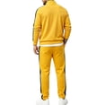 thumbnail image 4 of Admvng Men's 2 Piece Outfits Jacket and Elastic Waist Sweatpants Outfit Sport Casual Matching Suit Daily Workout Outdoor Tracksuit Set, 4 of 8