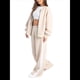 thumbnail image 1 of Conjunto de 2 Piezas para Mujer: Sudadera Informal de Larga con Cremallera y Pantalones Deportivos de Pierna Albaricoque XXL, 1 of 10