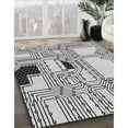 thumbnail image 3 of Ahgly Company Machine Washable Indoor Rectangle Transitional Ash Gray Area Rugs, 2' x 5', 3 of 7