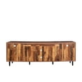 thumbnail image 4 of TV Stand Modern Wood Media Entertainment Center Console Table with 4 Doors and 4 Open Shelves 00125, 4 of 9