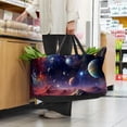 thumbnail image 6 of Galactic Space Decorative Box Laundry Bag Shopping Bags Reusable Foldable Large Capacity Oxford Cloth Tote Bag, 6 of 7