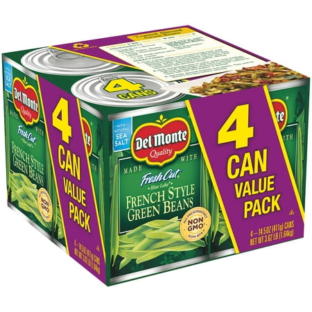 (8 Cans) Del Monte Fresh Cut Blue Lake French Style Green Beans, 14.5