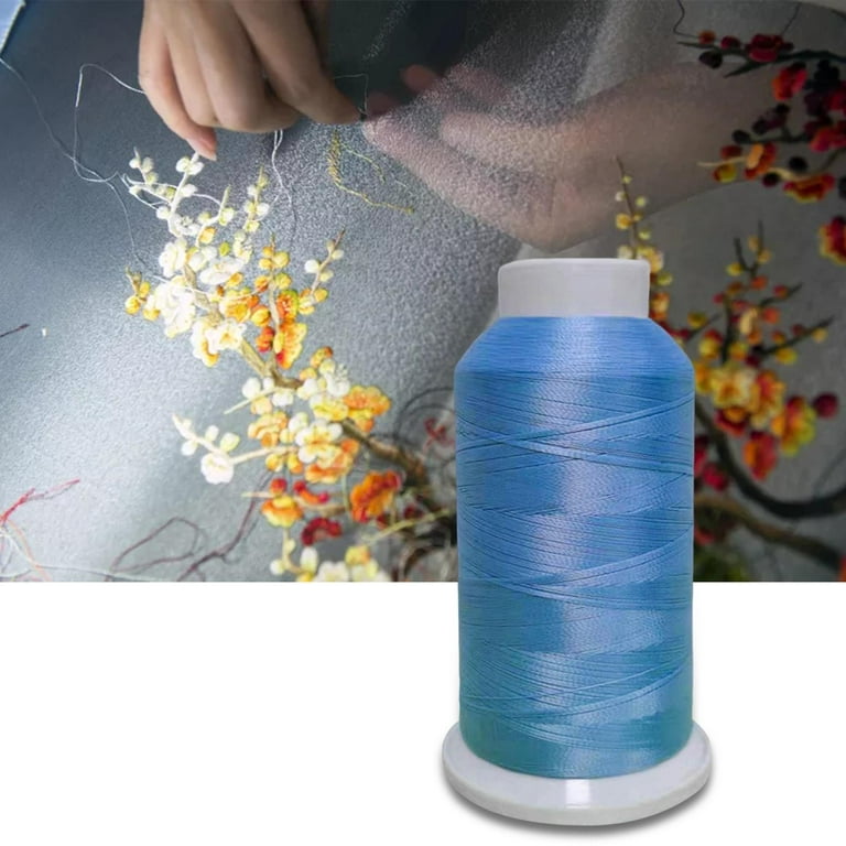 Glow in The Dark Embroidery Thread Sewing Thread Colorful 30WT Long Glow  Duration for Hand Embroidery, Sewing, Quilting for Music Festivals, Raves  Dark Blue 