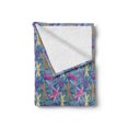 thumbnail image 2 of Dragonfly Soft Flannel Fleece Blanket, Hand Drawn Grunge Effect Dragonflies with Vintage Style Color Splashes Background, Cozy Plush for Indoor and Outdoor Use, 50" x 60", Multicolor, by Ambesonne, 2 of 6