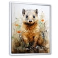 thumbnail image 2 of Designart "Imaginative Beaver Fantasy" Animals Beaver Floater Framed Canvas Prints, 2 of 5