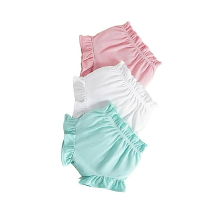 

3pcs Plain Shorts Multicolor Baby Bottoms (Baby s)