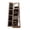 Walnut, variant on 360°Swivel Jewelry Cabinet, Lockable Jewelry Organizer with Full Length Mirror, 360°Rotating Standing Jewelry Armoire, Rear Storage Shelves, Interior Lighted Mirror, Jewelry Armoire, Gift Idea