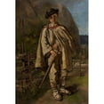 thumbnail image 3 of Antoni Gramatyka 14x18 Black Modern Framed Museum Art Print Titled - Portrait of a Highlander Boy (1878), 3 of 5
