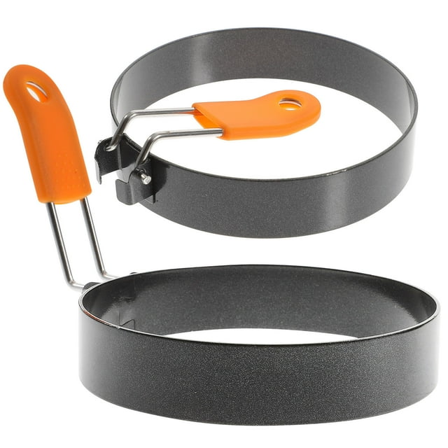 2pcs Non-stick Round Mold Egg Ring Mold Pancake Mold Sandwich Mold Egg