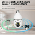 thumbnail image 3 of Hawkray 2K 3MP Light Bulb Security Camera, 5G & 2.4GHz Dual Band WiFi Outdoor Wireless Camera with Color Night Vision, Motion Detection & Two-Way Audio, 3 of 7