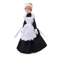 thumbnail image 3 of Modelo de Muñecas de Mini Cerámica, 1:12 Dollhouse Victorian Parlour Maid Doll Artesída Vigorán, 3 of 7