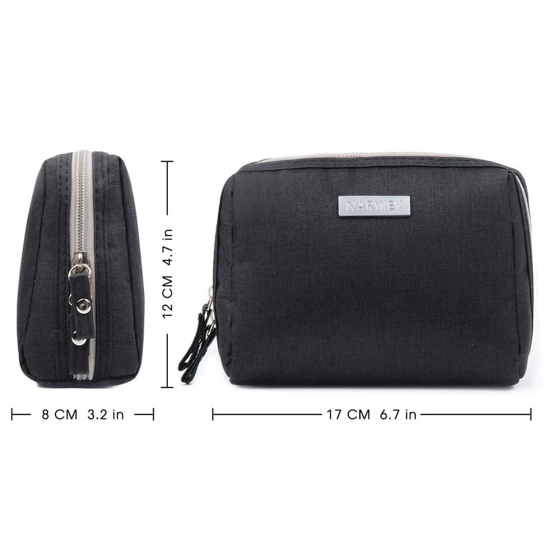 Small black on sale makeup bag